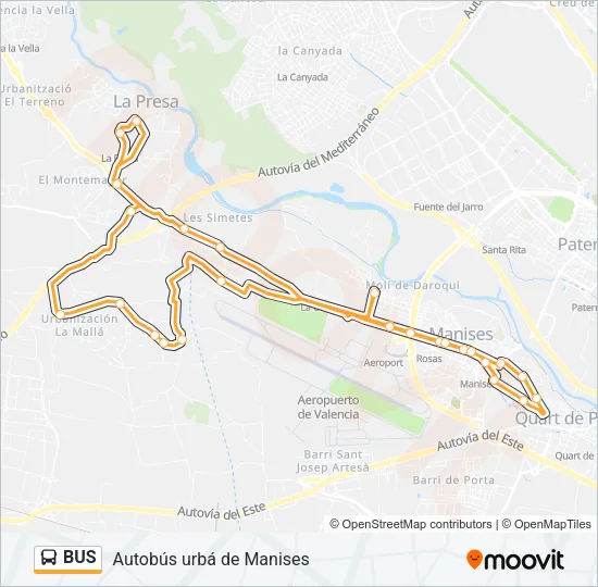 BUS Line Map