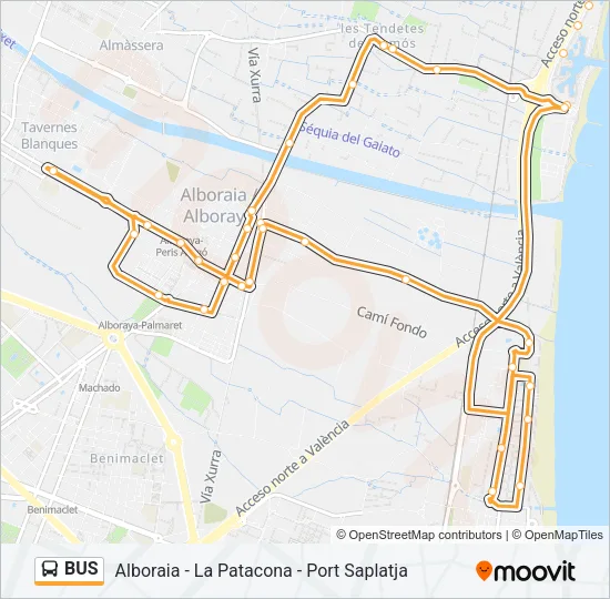 Mapa de línies de BUS