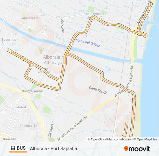 Mapa de línies de BUS