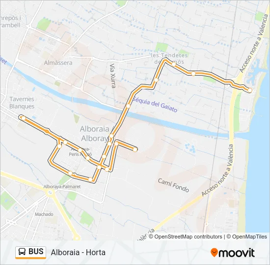 Mapa de línies de BUS
