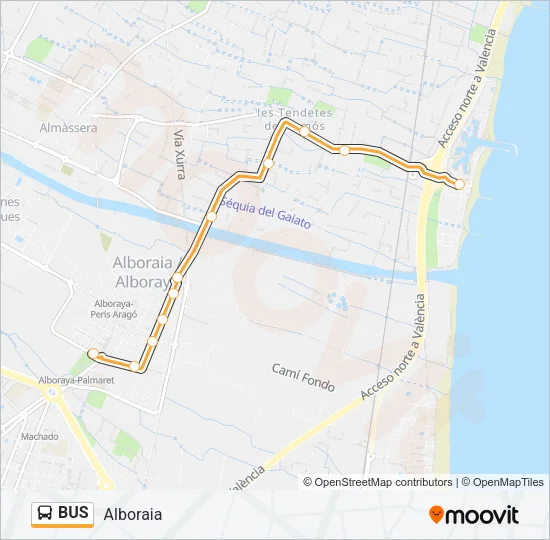 Mapa de línies de BUS