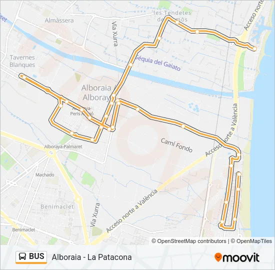 BUS Line Map