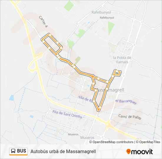 BUS Line Map