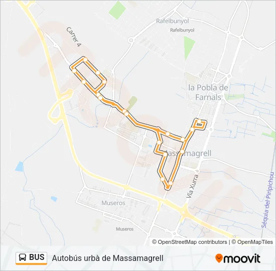 BUS Line Map