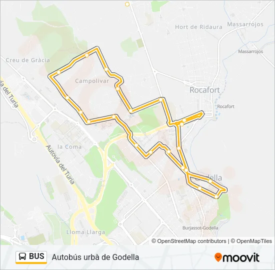 Mapa de línies de BUS