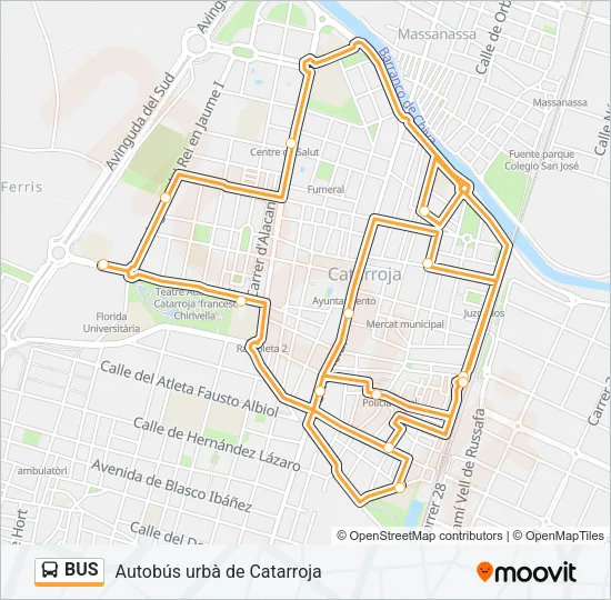Mapa de línies de BUS