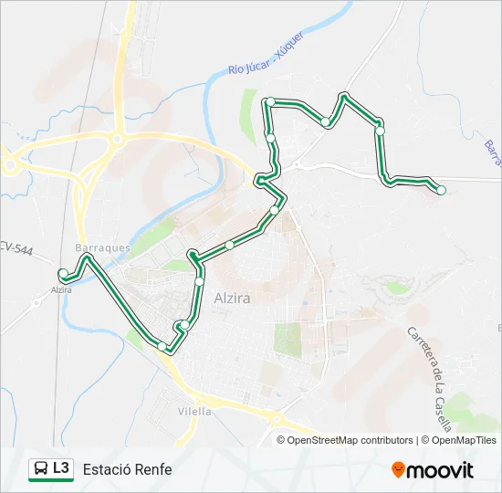 L3 Bus Line Map