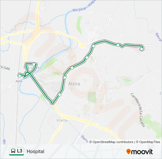 L3 Bus Line Map
