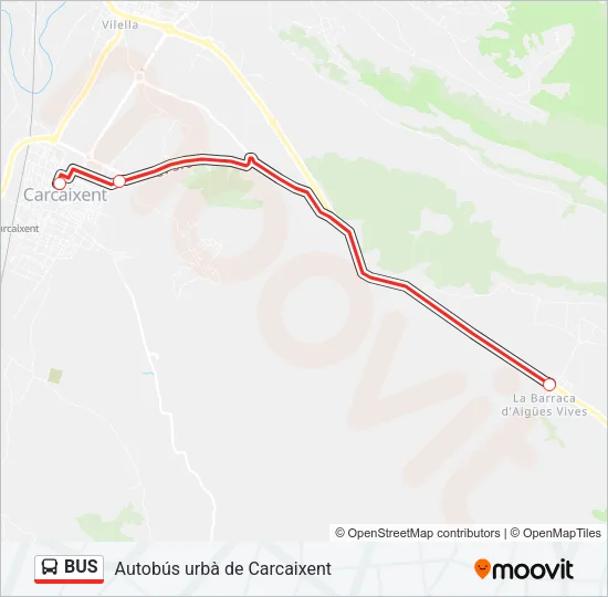 BUS Line Map