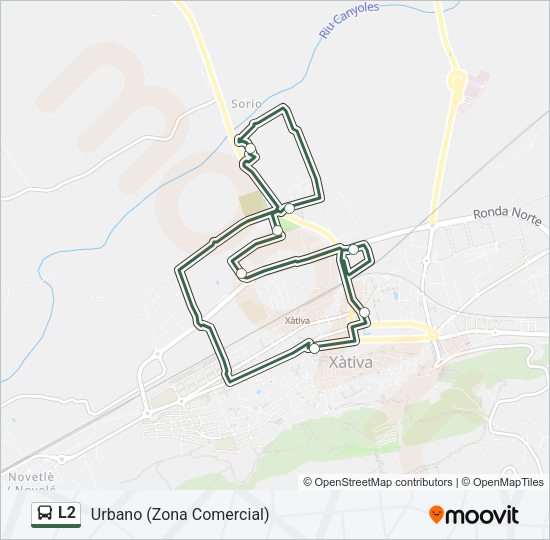 L2 Bus Line Map