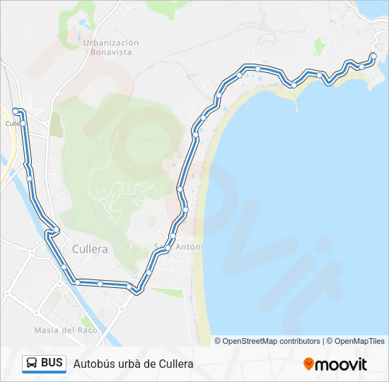 BUS Line Map