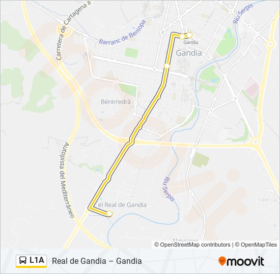 L1A bus Line Map