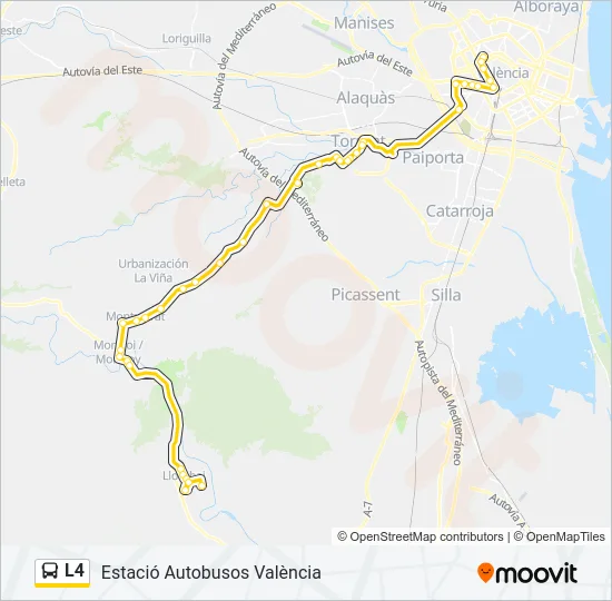 L4  Mapa de línia