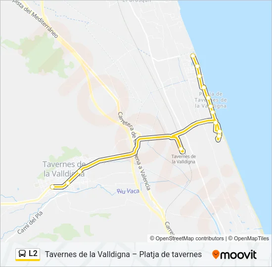 L2 Bus Line Map