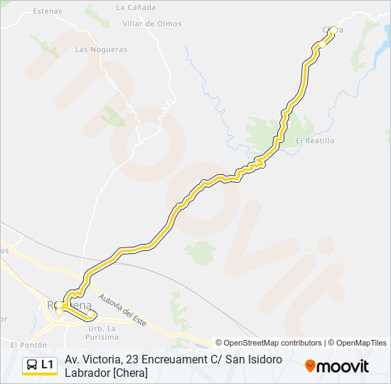 L1 bus Line Map