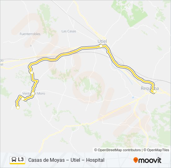 L3 bus Mapa de línia