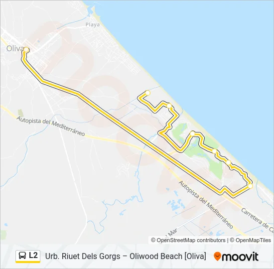 L2 Bus Line Map