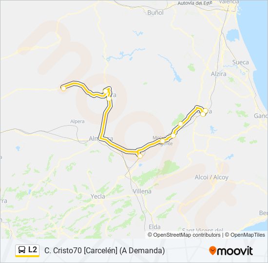 L2 bus Line Map