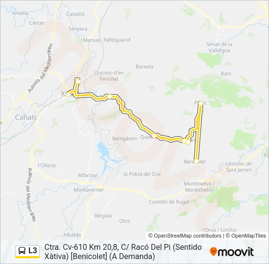 L3 Bus Line Map