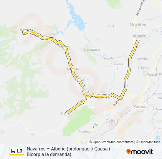 L3 Bus Line Map