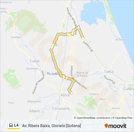 L4 Bus Line Map