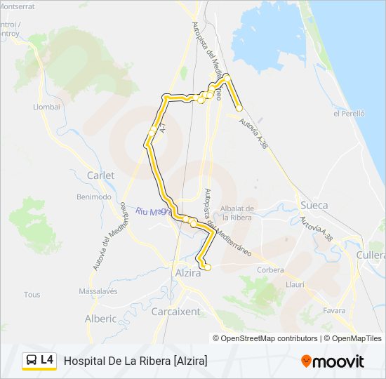 L4 Bus Line Map