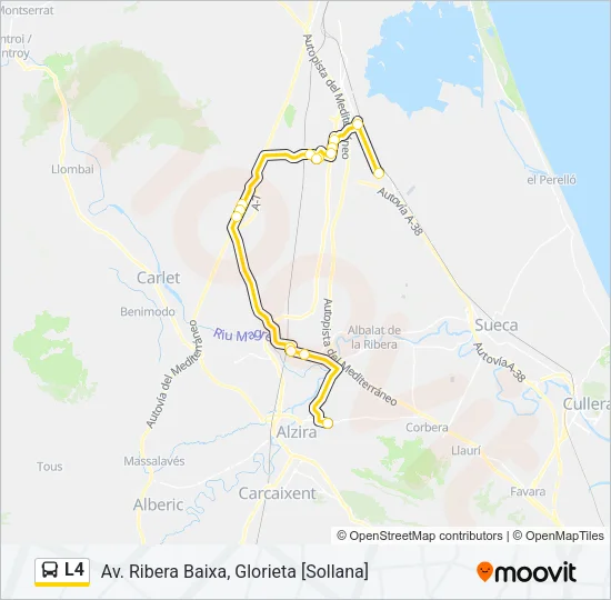 L4 Bus Line Map