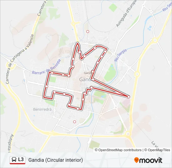 L3 Bus Line Map