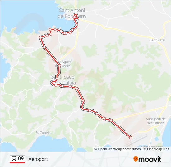09 Bus Line Map