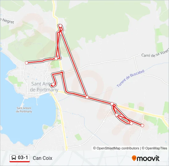 03-1 Bus Line Map