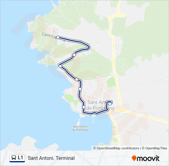 L1 Bus Line Map