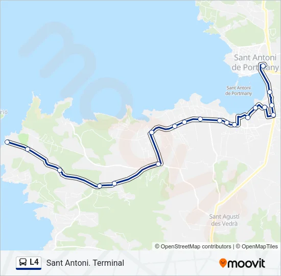 L4 Bus Line Map
