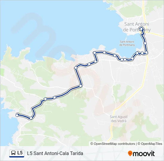 L5 Bus Line Map