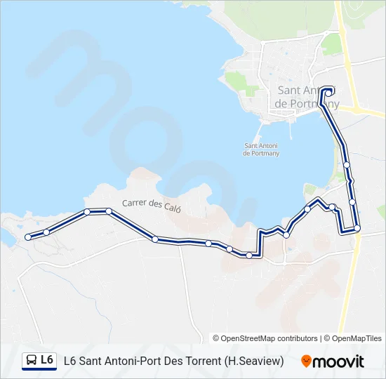 L6 Bus Line Map