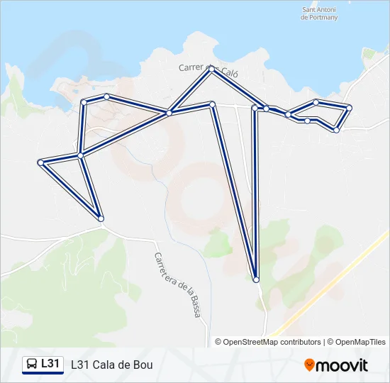 L31 Bus Line Map