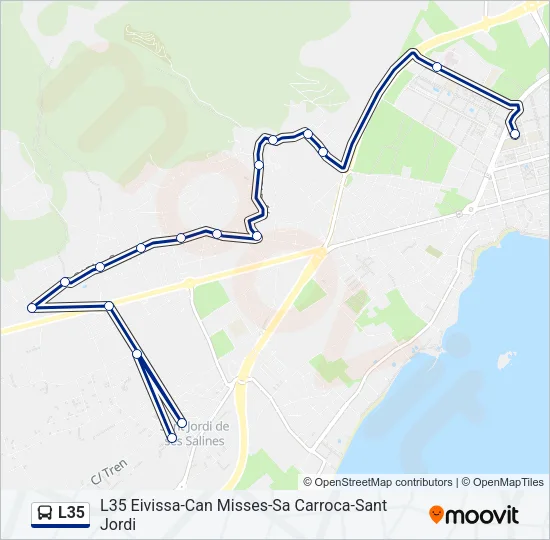 L35 Bus Line Map