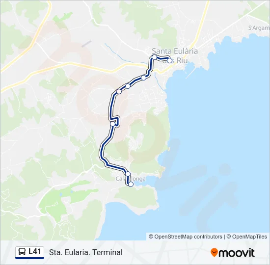 L41 Bus Line Map