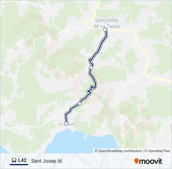 L42 Bus Line Map