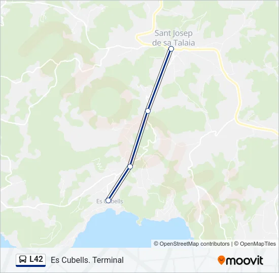 L42 Bus Line Map