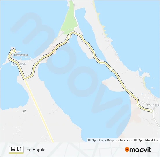 L1 Bus Line Map