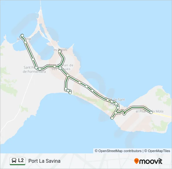 L2 Bus Line Map