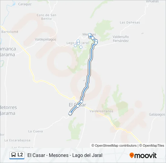 L2 Bus Line Map