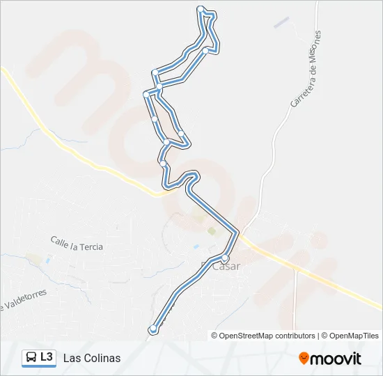 L3 Bus Line Map