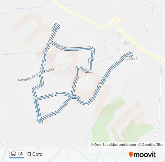 L4 Bus Line Map