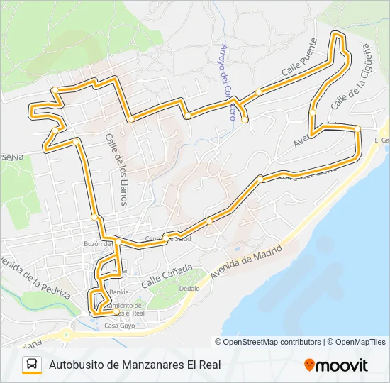 AUTOBUSITO Bus Line Map