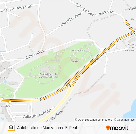 AUTOBUSITO Bus Line Map