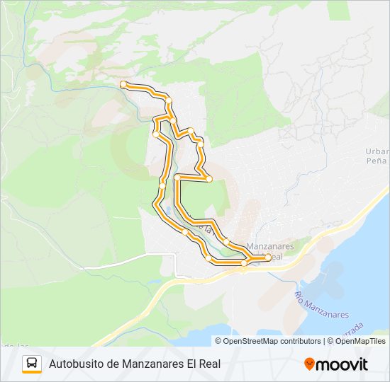 AUTOBUSITO Bus Line Map