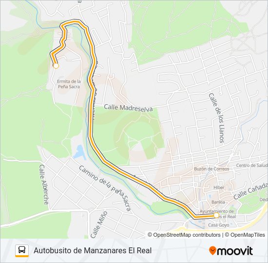 AUTOBUSITO Bus Line Map