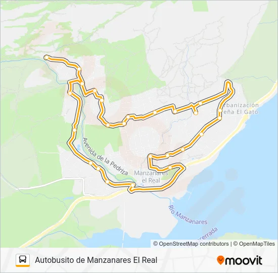 AUTOBUSITO Bus Line Map
