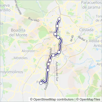 C4 Train Line Map